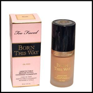 Too Faced Born This Way Undetectable Oil Free Foundation NUDE Full Size New